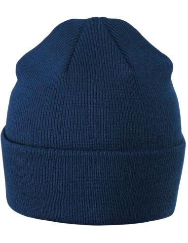 Čiapka unisex Beanie 315 polnočná modrá