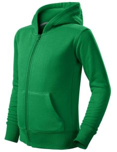 Mikina detská Trendy Zipper 412 trávová zelená