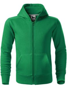 Mikina detská Trendy Zipper 412 trávová zelená 2