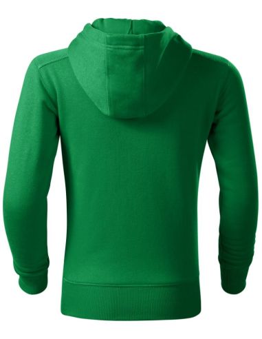 Mikina detská Trendy Zipper 412 trávová zelená