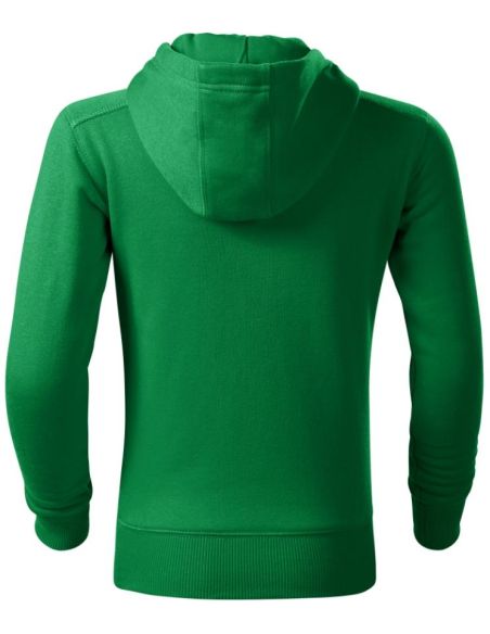 Mikina detská Trendy Zipper 412 trávová zelená