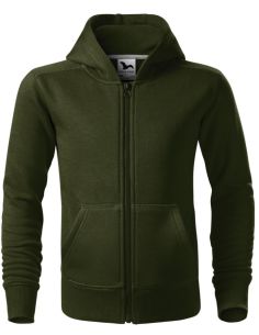 Mikina detská Trendy Zipper 412 military 2