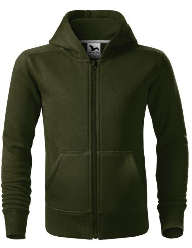 Mikina detská Trendy Zipper 412 military