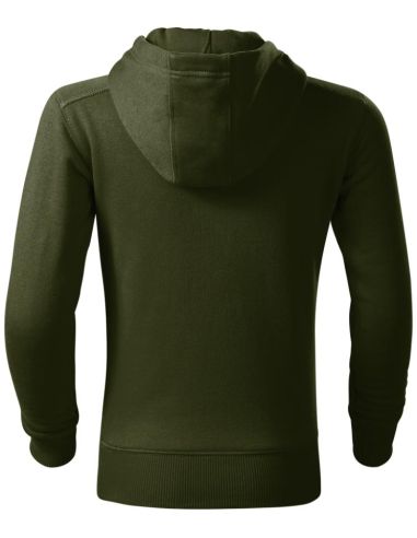 Mikina detská Trendy Zipper 412 military