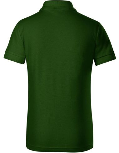 Polokošeľa detská Pique Polo 222 fľaškovozelená