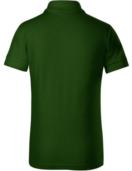 Polokošeľa detská Pique Polo 222 fľaškovozelená