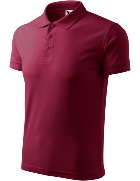 Polokošeľa pánska Pique Polo 203 garnet