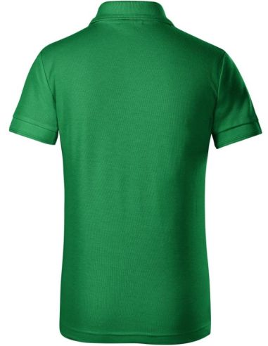 Polokošeľa detská Pique Polo 222 trávová zelená