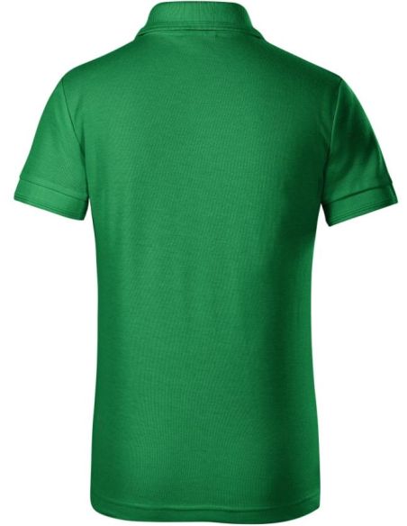 Polokošeľa detská Pique Polo 222 trávová zelená