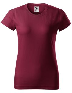 Tričko dámske Basic 134 garnet 2