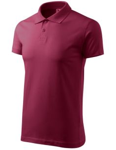 Polokošeľa pánska Single J. 202 garnet