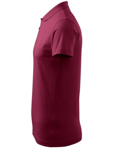 Polokošeľa pánska Single J. 202 garnet