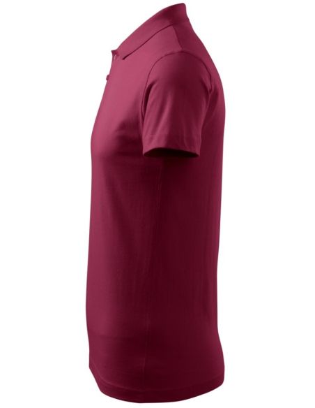 Polokošeľa pánska Single J. 202 garnet