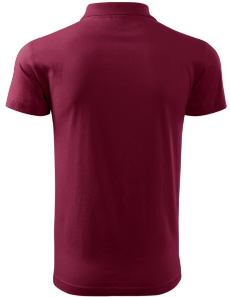 Polokošeľa pánska Single J. 202 garnet