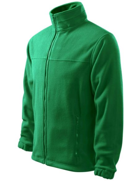 Fleece pánsky Jacket 501 trávová zelená