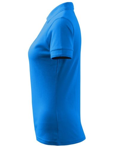 Polokošeľa dámska Pique Polo 210 snorkel blue