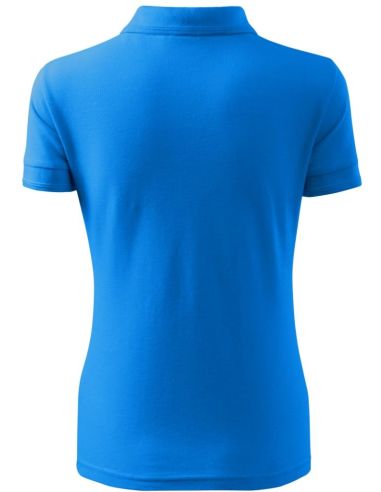 Polokošeľa dámska Pique Polo 210 snorkel blue