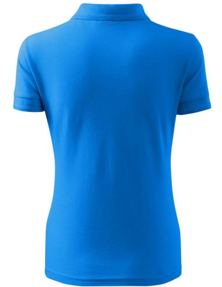 Polokošeľa dámska Pique Polo 210 snorkel blue