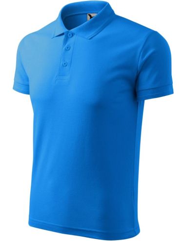 Polokošeľa pánska Pique Polo 203 snorkel blue