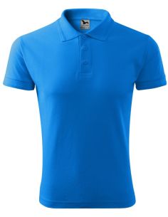 Polokošeľa pánska Pique Polo 203 snorkel blue 2