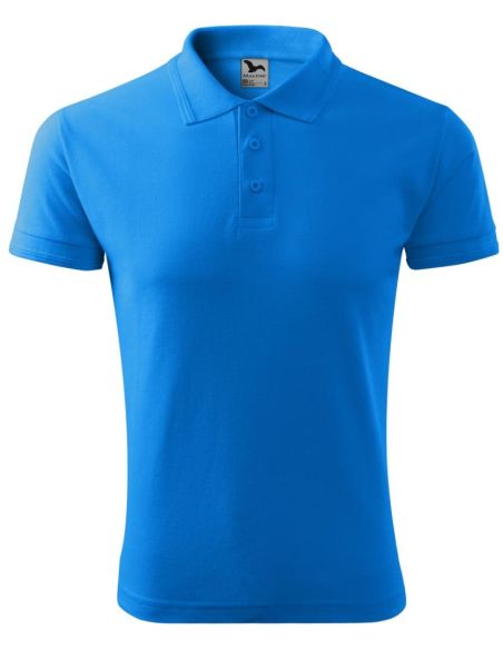 Polokošeľa pánska Pique Polo 203 snorkel blue