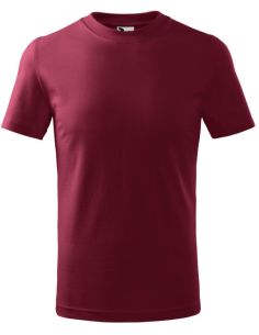 Tričko detské Basic 138 garnet 2