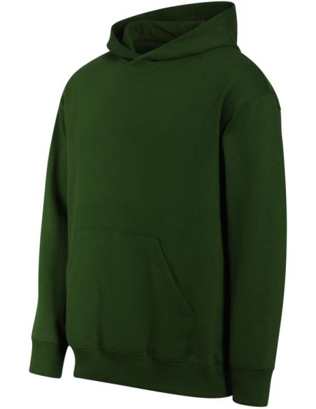 Mikina unisex Chill 422 fľaškovozelená