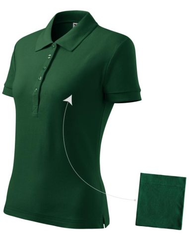 Polokošeľa dámska Cotton 213 dark green