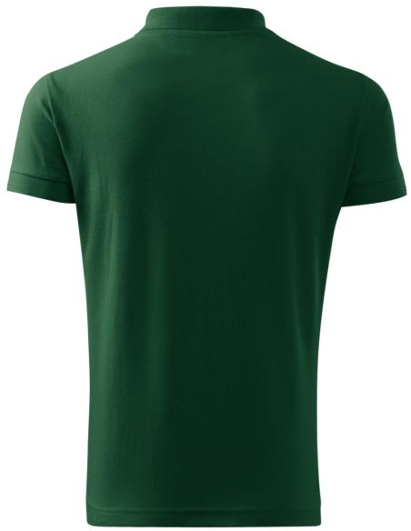 Polokošeľa pánska Cotton Heavy 215 dark green