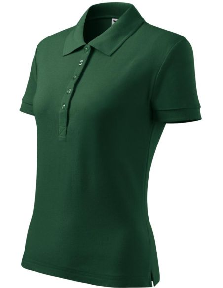 Polokošeľa dámska Cotton Heavy 216 dark green