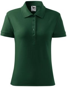 Polokošeľa dámska Cotton Heavy 216 dark green 2