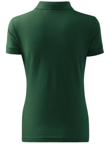 Polokošeľa dámska Cotton Heavy 216 dark green
