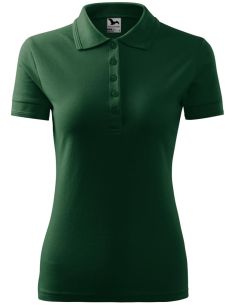 Polokošeľa dámska Pique Polo 210 dark green 2