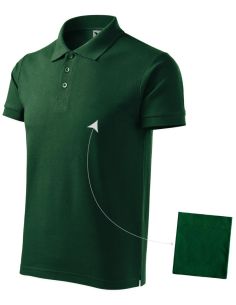 Polokošeľa pánska Cotton 212 dark green