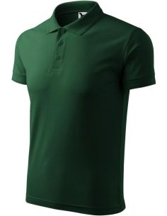 Polokošeľa pánska Pique Polo 203 dark green