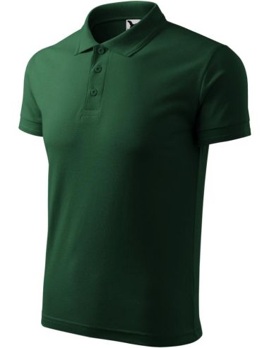 Polokošeľa pánska Pique Polo 203 dark green