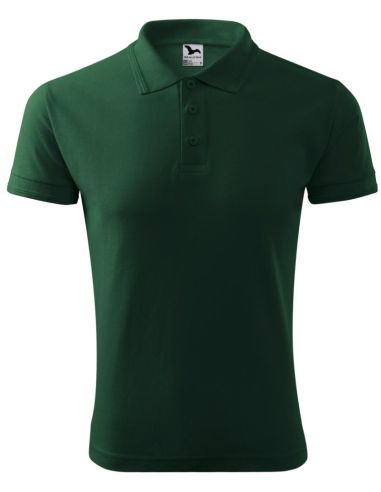 Polokošeľa pánska Pique Polo 203 dark green