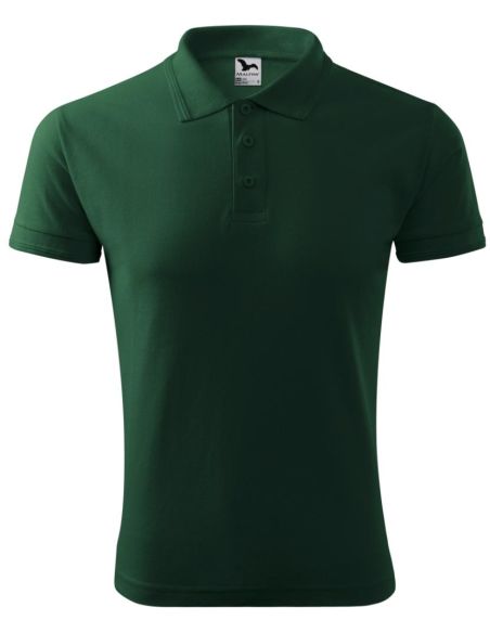 Polokošeľa pánska Pique Polo 203 dark green