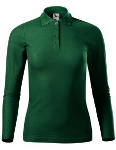Polokošeľa dámska Pique Polo LS 231 dark green 2