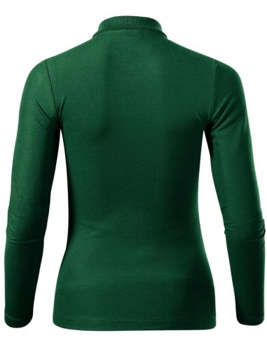 Polokošeľa dámska Pique Polo LS 231 dark green