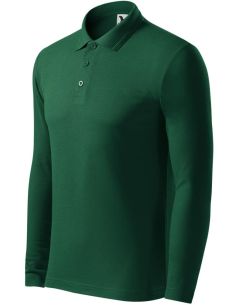 Polokošeľa pánska Pique Polo LS 221 dark green