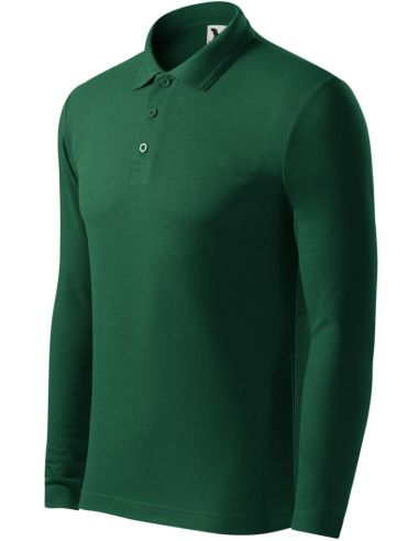 Polokošeľa pánska Pique Polo LS 221 dark green