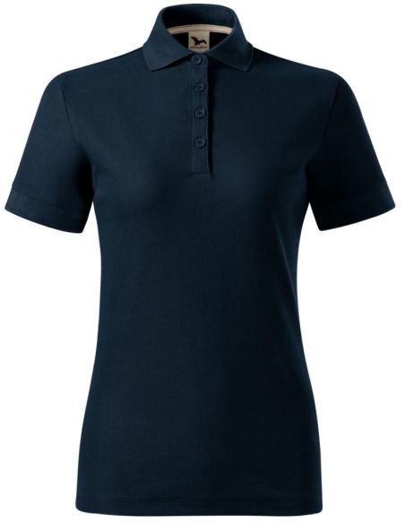 Polokošeľa dámska Prime (GOTS) X35 tmavomodrá