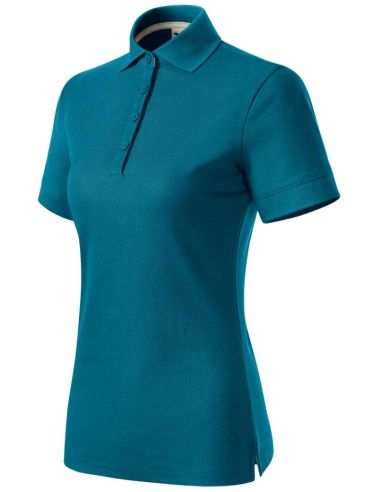 Polokošeľa dámska Prime (GOTS) X35 petrol blue