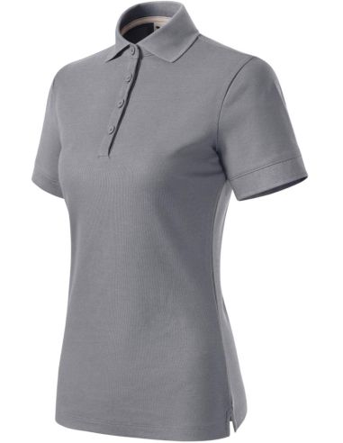 Polokošeľa dámska Prime (GOTS) X35 starostrieborná