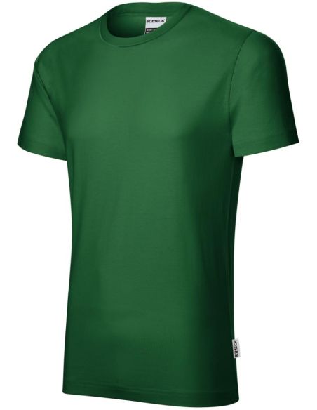 Tričko pánske Resist heavy R03 fľaškovozelená 06 (brand label)