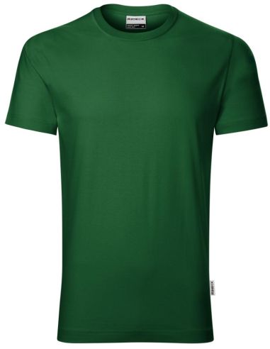 Tričko pánske Resist heavy R03 fľaškovozelená 06 (brand label)