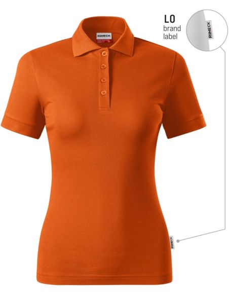 Polokošeľa dámska Resist Heavy Polo R21 oranžová 11 (brand label)