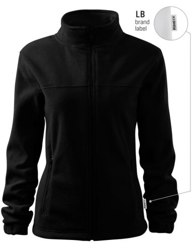 Fleece dámsky Jacket 504 čierna 01 (brand label)