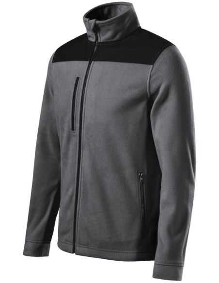 Fleece unisex Effect 530 oceľovo sivá 36 (brand label)